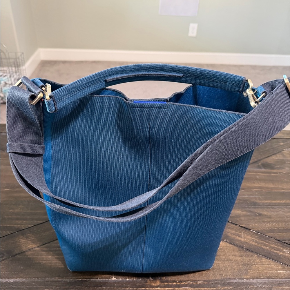 Rothy's Blue Bucket Shoulder Bag